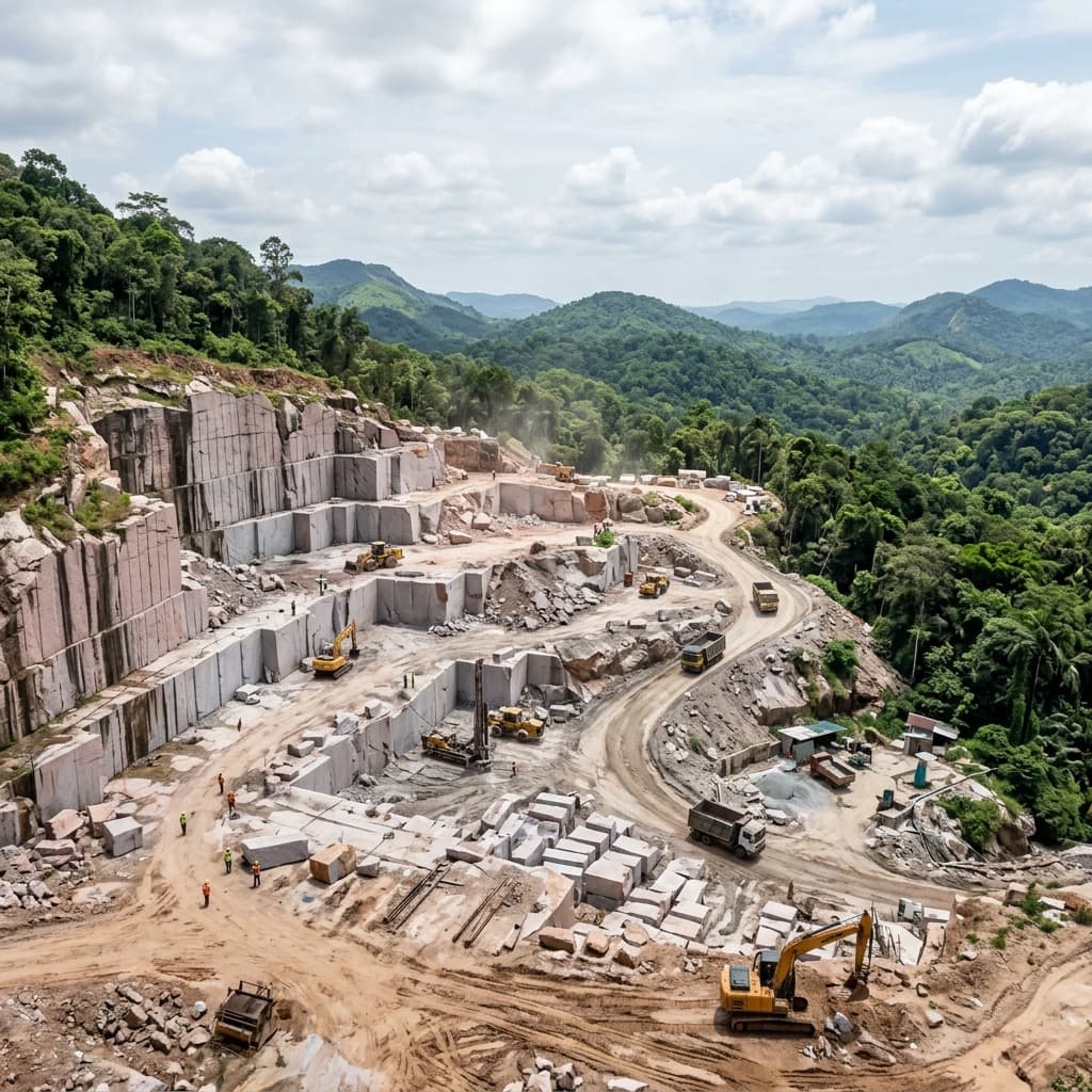 Al Fathima quarry operations in Kerala